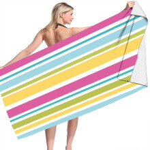 Grote strandhanddoek, zwembadhanddoek, zachte, sneldrogende, superabsorberende zwemhanddoek, zandhanddoek
