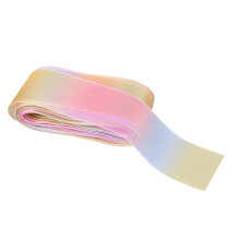 Chiffon Ribbon Multi Color Gradient Rainbow 1Pcs 36x1.5in
