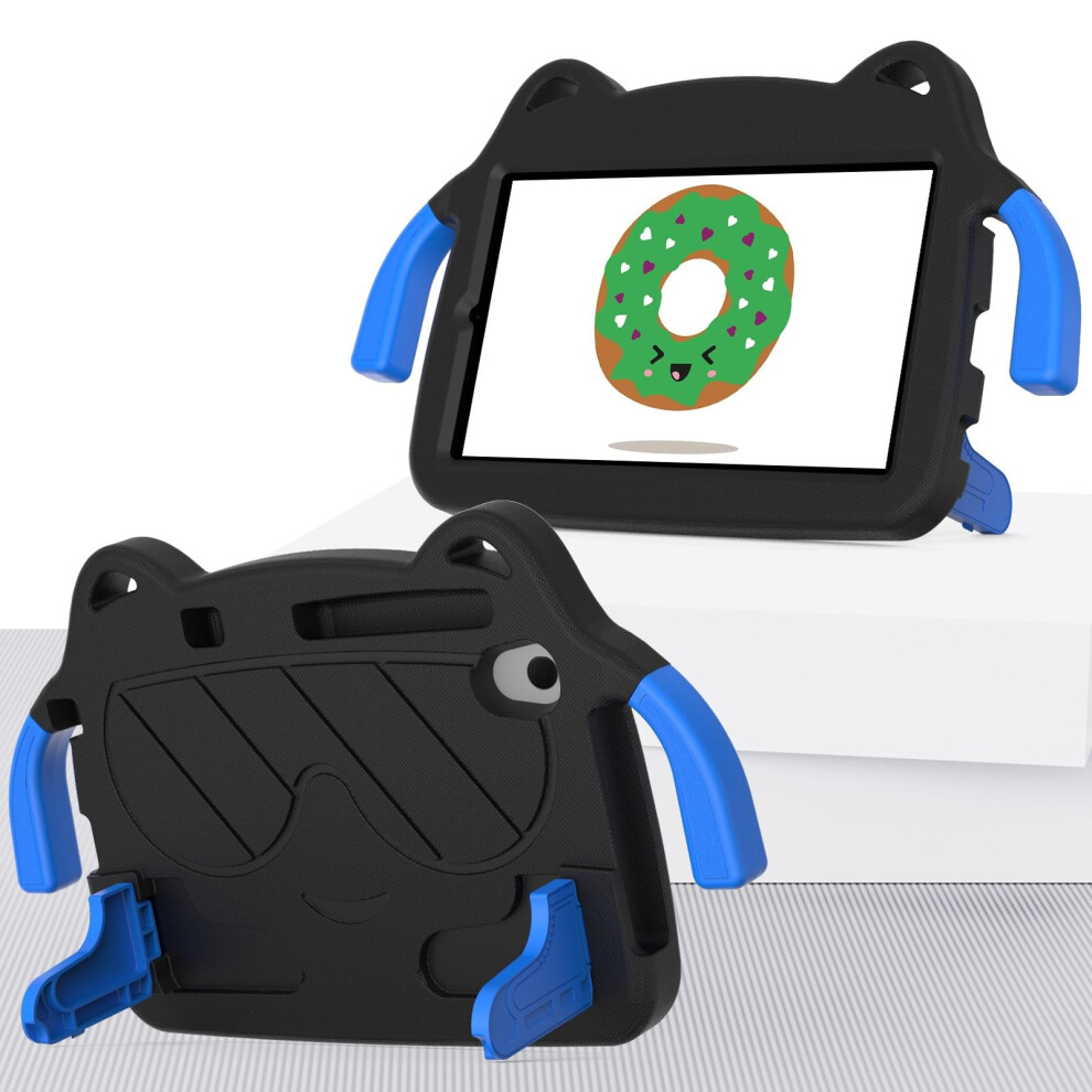 Shockproof Case For Lenovo Tab M8 4Th Gen Kidsfriendly Eva Protective Cover With Stand And Shoulder Strap Black 9092120174243