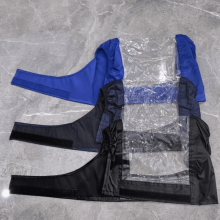 Capa protetora transparente para painel de scooter de mobilidade, impermeável, para guidão, proteção contra chuva, universal - azul