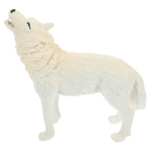set di statuette di lupo, modello animale, per la decorazione della casa dei bambini.