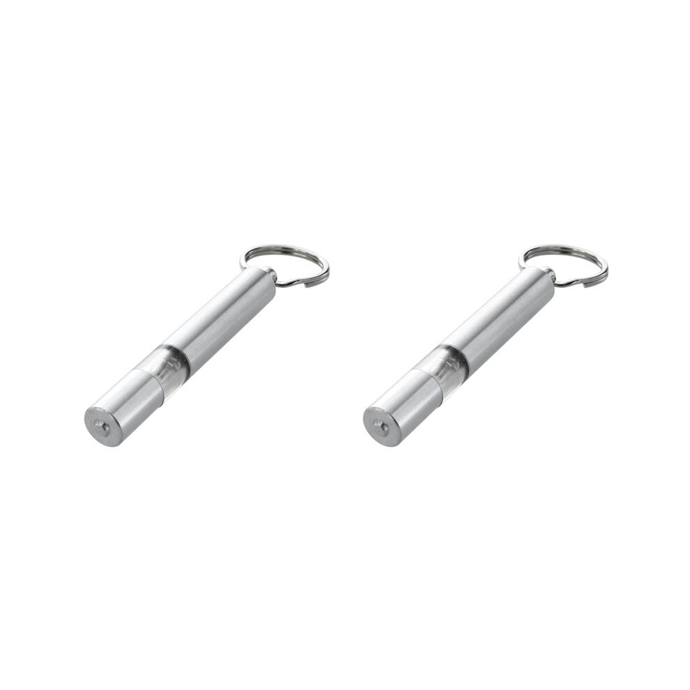 2X Car Static Rod Electricity Releaser Discharger Cylinder Shape Anti-Static Keychain Dry Static Eliminator Antistatic 4713667873608