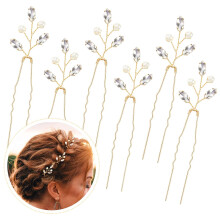 Elegante haaraccessoires voor bruid en bruidsmeisjes, bruidshoofdsieraad in bladstijl met kristallen en parels, bruidshaarspelden voor bruiloften -