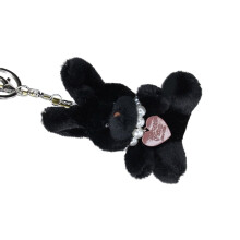 Pearl Beaded Heart Keychain for Girls
