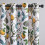 Short White Blackout Curtains Floral Lemon Pattern 54 inch 1