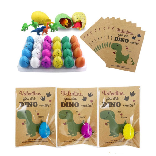 Dinosaur Egg Hatch Cards Dino Theme 36 Pieces