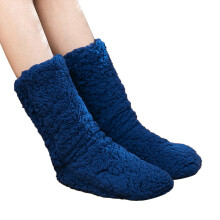Kvinder Tykke Super Varme Til Vinter Hjemme Sokker Super Bløde Komfort Af Koral Slipper Sokker