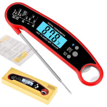 TETOU Kabelloses Fleischthermometer, digitales Sofortanzeige-Grillthermometer für Küche und Grill