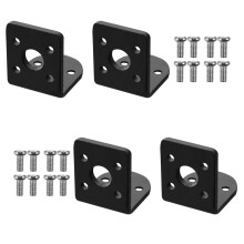 L-Shaped Aluminum Motor Mounting Bracket Set 4 pcs 1.4 x