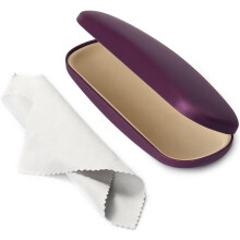 Hard Shell Eyeglasses Case with Soft Lining Unisex 1 Pack