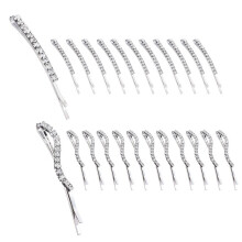 Elegante diamanten haarspeldenset, glanzende haarclips voor vrouwen, zorgvuldige afwerking en comfortabele grip voor dagelijks gebruik en speciale