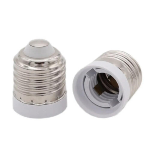 E27 to E17 Light Bulb Adapter Pack of 5, Easy Socket Conversion for LED Chandelier Lamps