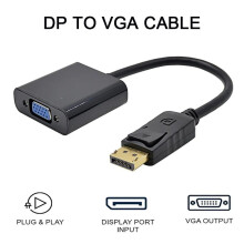 Cablu adaptor convertor DisplayPort DP mascul la VGA mamă 1080p