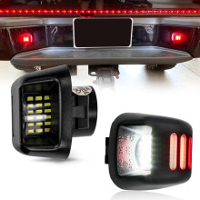 2Pack License Number Plate Light Rear Bumper LED for Nissan D40 Frontier 2007-2019
