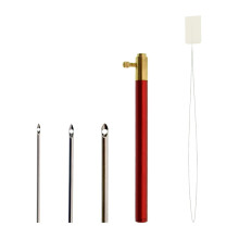 set hålnåls-sytillbehör för hantverksmaterial med röd ergonomisk design och smidig sömnad