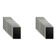 Laser Engraving Marking Paper, 20PCS Laser Color Paper for Laser Engraver, 15.4X10.6Inch Black for Metal Glass Ceramics