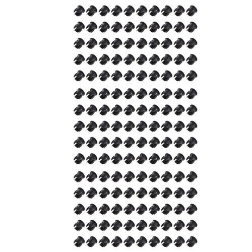 150pcs 5mm Black Plastic LED Holder Case Clip Display Panel