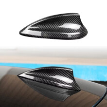 Carbon Fiber Shark Fin Car Antenna Cover for BMW F20 F21 F45 F46 X1 X5 X6 Black Durable Finish