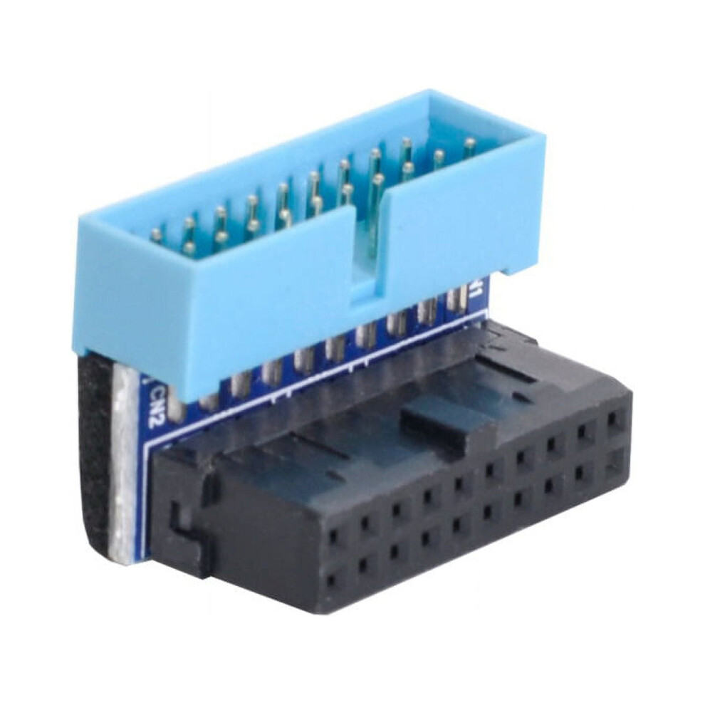 Cy Down Angled Usb 3.0 20Pin 19Pin Male To Female Extension Adapter 90 Degree For Motherboard Mainboard 9028731013008