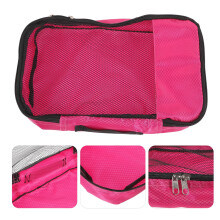 Suitcase Clothing Bag Travel Luggage Organizer Rosy Nylon 1Pcs Short Trip