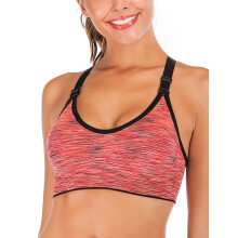 DODOING Dames Sportbeha Yoga Fitness Stretch Workout Tanktop Naadloos Vest Sportbeha