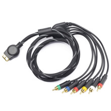 Adequado para Cabo Componente PS2/PS3 1.8M Adequado para AcessóRios de Cabo de Jogo de Alta ResoluçãO PS 2/3