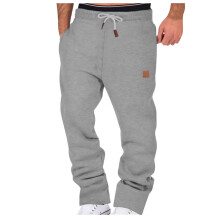 Father's Day Gift Plus Size Men'S Fashion Casual Solid Color Zipper Pockets Elastic Rope Casual Cowboypants