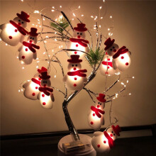 65in Pre-lit Artificial Birch Tree Decor – USB-Powered, Includes Lights & Cloth Bag Base, Compatible with Mini Christmas Trees