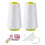 2 Spools White Polyester Sewing Thread, 3000 Yds Each, 40s/2 All-Purpose for Machine & Hand Use 1