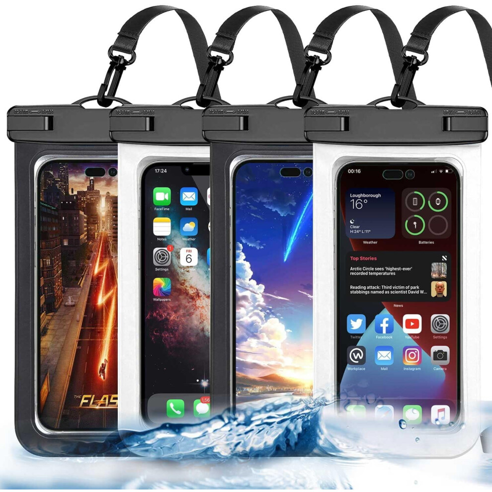 Xihama 2-Pack Universal Waterproof Phone Pouch, Ip68, Fits Up To 8.3", Compatible With Iphone, Samsung & More 9028731246918