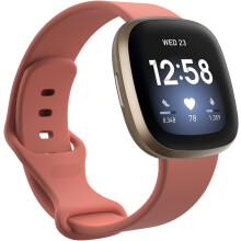 Miękki silikonowy pasek kompatybilny z Fitbit Versa4/Versa3/Sense – szybka wymiana paska zegarka