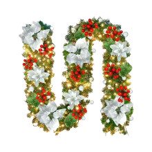 Snáthaid Péine PVC Garland Nollag2.7m