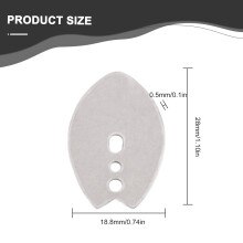 20pcs Swim Jig Blade DIY Vibration Jigs Casting Wobble fishing Jig Lure B (Plane And Plate) One pack (20 pcs