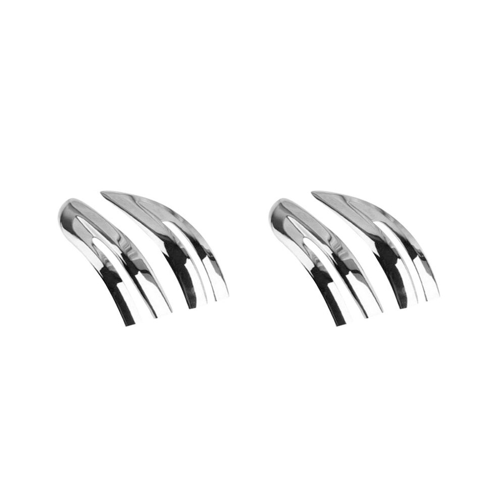4Pcs Chrome Rearview Side Mirror Stripe Cover Trim For Cr-V Crv 2017-2019 Silver 6032242310788