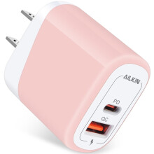 Încărcător de perete USB-C PD de 20 W, adaptor de încărcare rapidă QC3.0 compatibil cu telefoanele Android