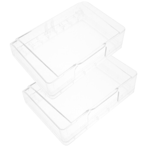 2 Pcs Socket Waterproof Box Wall Switch Outdoor Plug Covers Transparent