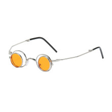Round Flip-Up Sunglasses Polarized UV400 Small Circle Retro