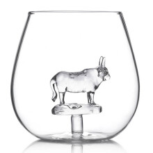 Bar Bespoke Highland Cow in a Glass