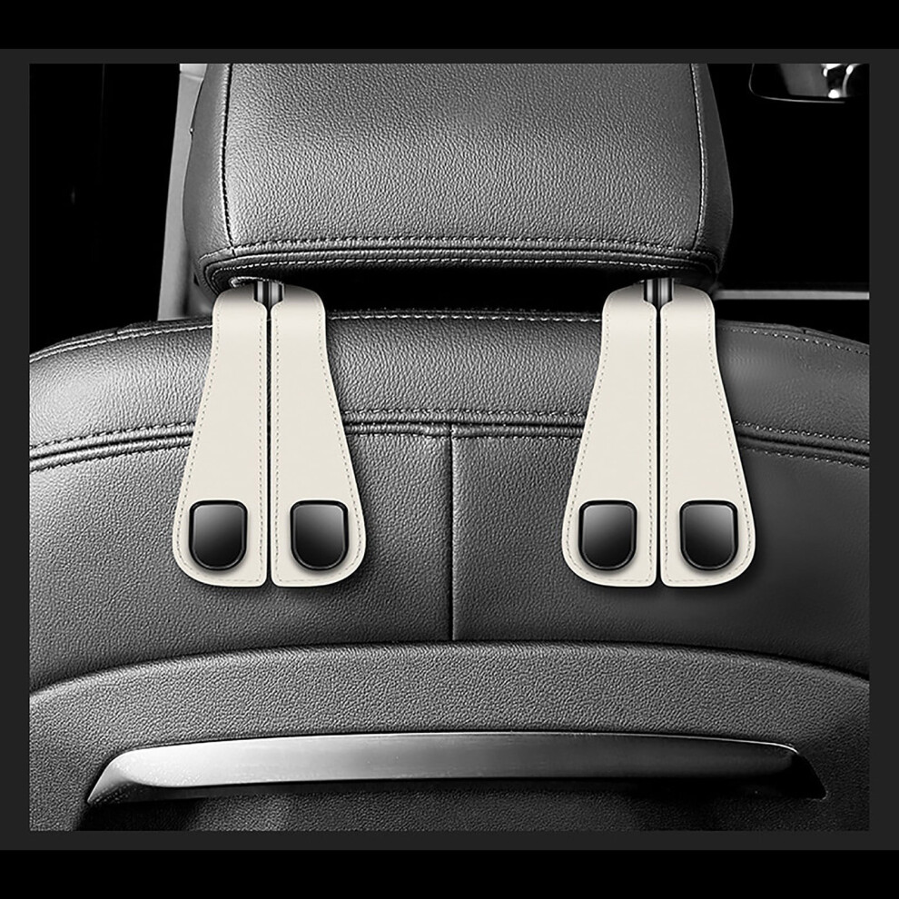 Car Seat Hooks,Backseat Hanger,Car Storage,Double Hook Sturdy,Front Seat Back Bag Purse Storage Hook 9479868143562