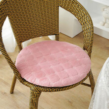 Round Seat Cushion,Plush Thick Tatami Floor Cushion,Warm Non-Slip for Dining Chair Stool Winter Home Seating