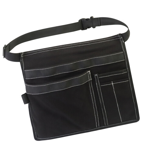 Sturdy MultiPockets Tool Organizers Tool Belt Bag Pouch-Black