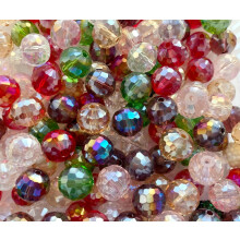 12mm Faceted Pretty AB Colour Crystal Quartz Round Beads 30pcs