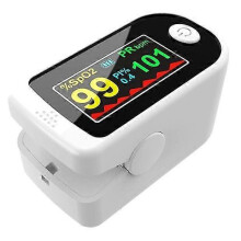 (white) Unisex Fingertip Oximeter Monitor