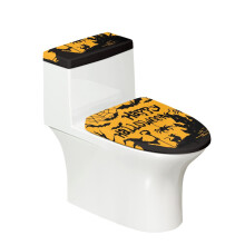 Halloween Lid Cover Set for Toilet & 2 Pcs Set Toilet Seat Covers Set & Universal for Bathroom Accessories