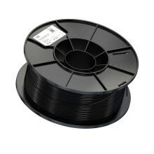 PLA 3D Printer Filament 1.75mm Black 1kg 0.02mm Precision Extrusion Control Smooth Tangle Feeding