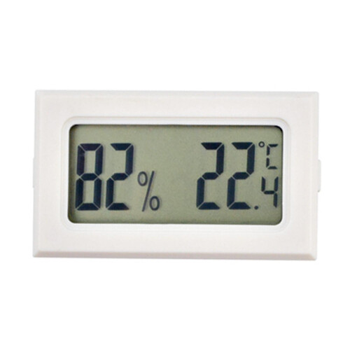 Mini Digital Indendørs Termometer Hygrometer Gauge UK Måler Varm Luftfugtighed `UDSALG E7C8