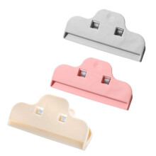 Stor gör-det-själv-tätningsklämma för målningsljuslåda, matförvaring och köksanvändning – Beige, 1x klämma, kompatibel med