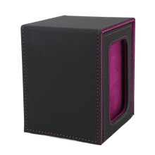 Premium PU Leather Card Deck Box – 120 Single‑Sleeved Capacity, Magnetic Closure, Double‑Layer Protection, Rain‑Proof, Violet