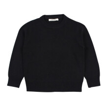 Strickpullover für Kleinkinder (Mädchen und Jungen), Langarm, Rundhalsausschnitt, einfarbig, Herbst-Winter-Kleidung, Baby- und Kinderkleidung (1-7