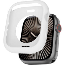 Husa XiHAMA compatibilă cu Apple Watch Bumper Bumper de 38 mm, moale, TPU, subțire și ușoară (fără protecție de ecran)